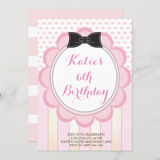 Tea Party Geburtstagseinladungen Einladung