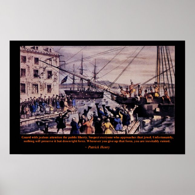 Tea Party Patrick Henry Poster (Vorne)