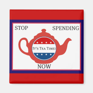 Tea Party Political Magnet