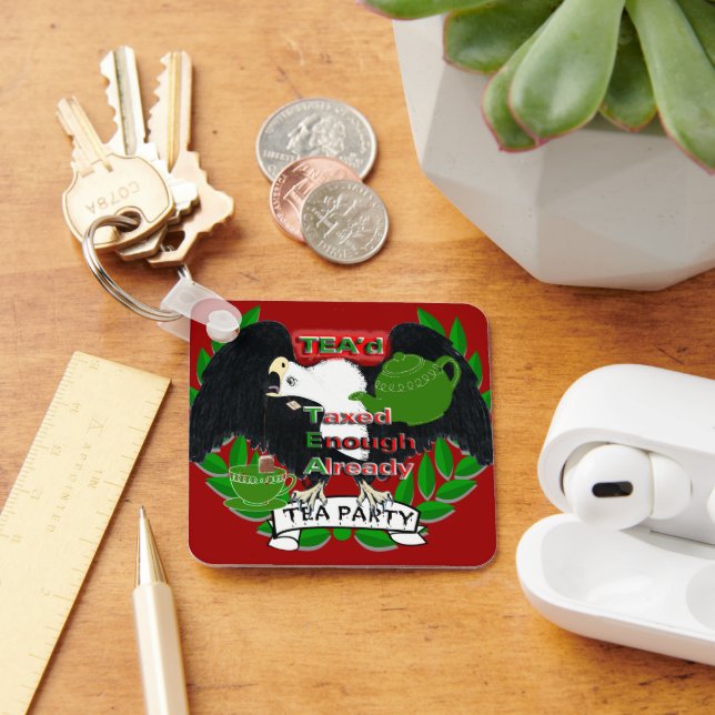 TEA-Party Schlüsselanhänger (Schreibtisch)