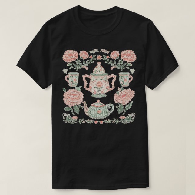 Tea-Party-Set T-Shirt (Design vorne)