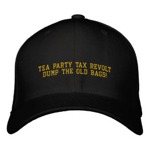 TEA PARTY STEUER REVOLT DIE ALTEN BAGEN! -Hut Bestickte Baseballkappe
