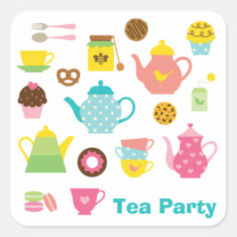 Tea Party Sticker