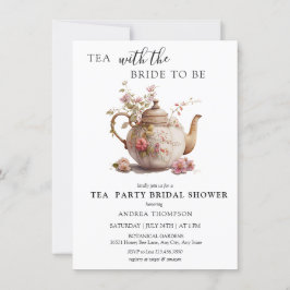 Tea-Party | Tee-Brautparty Einladung