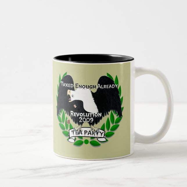 TEA-Party Zweifarbige Tasse (Rechts)