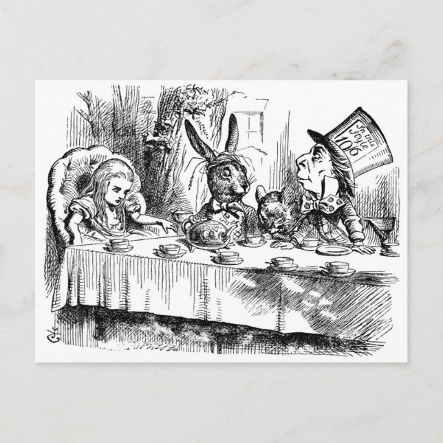 Tea Partys & Madness Postkarte (Vorderseite)