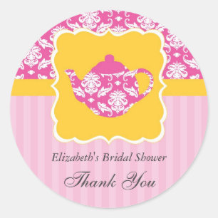Tea Pot Favor Siegel Sticker