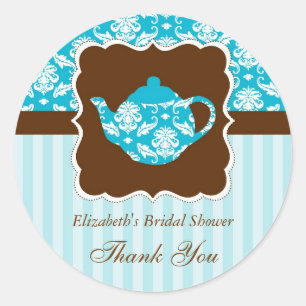 Tea Pot Favor Siegel Sticker