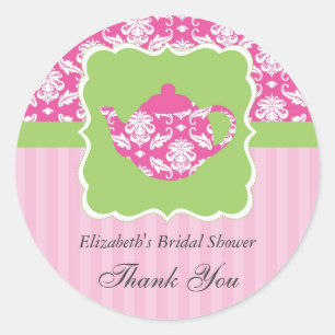 Tea Pot Favor Siegel Sticker