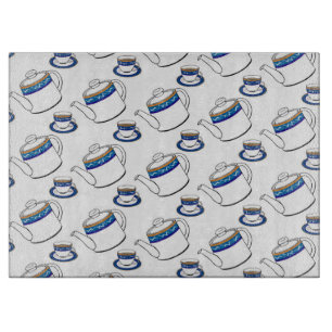 Tea Pots Schneidebrett
