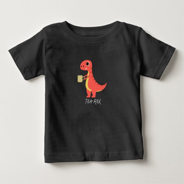 Tea-Rex Baby T-shirt (Vorderseite)