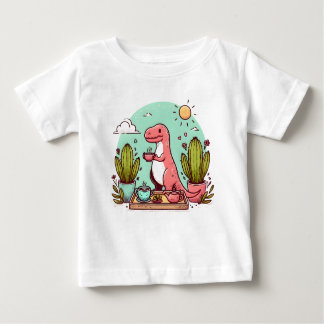 Tea-Rex Cactus Charm Baby T-shirt