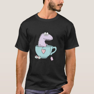 Tea-rex Funny Dinosaur T-Shirt