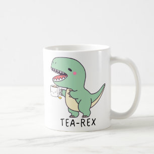 Tea Rex Funny Tyrannosaurus T-Rex Lover Kawaii Kaffeetasse