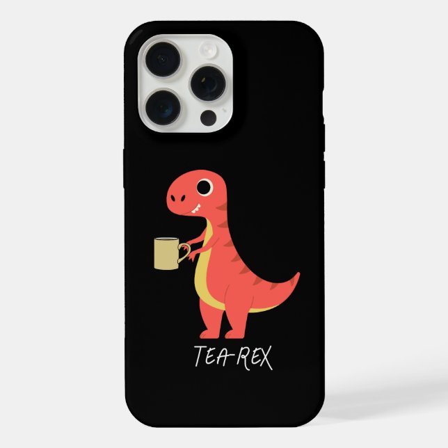 Tea-Rex iPhone Hülle (Rückseite)