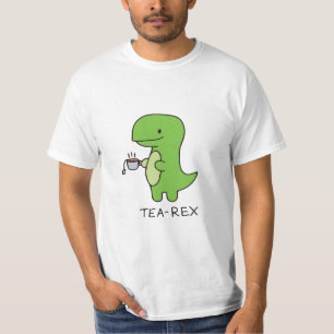 Tea-Rex, Niedlicher Dinosaurier, Funny Lover Dino T-Shirt