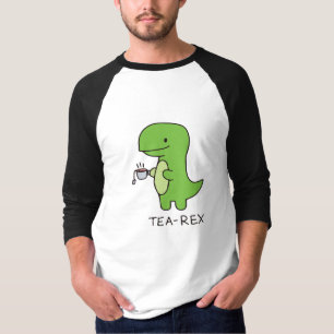 Tea-Rex, Niedlicher Dinosaurier, Funny Lover Dino T-Shirt