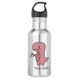 Tea-Rex, Niedlicher Dinosaurier, Funny-T-rex Edelstahlflasche
