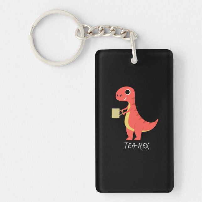 Tea-Rex Schlüsselanhänger (Vorderseite)