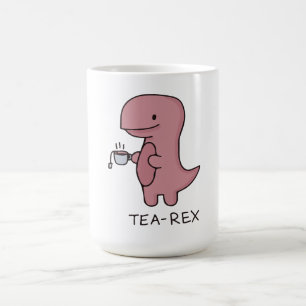 Tea-Rex, Süßer Dinosaurier, Lustiger Dino-Liebhabe Kaffeetasse