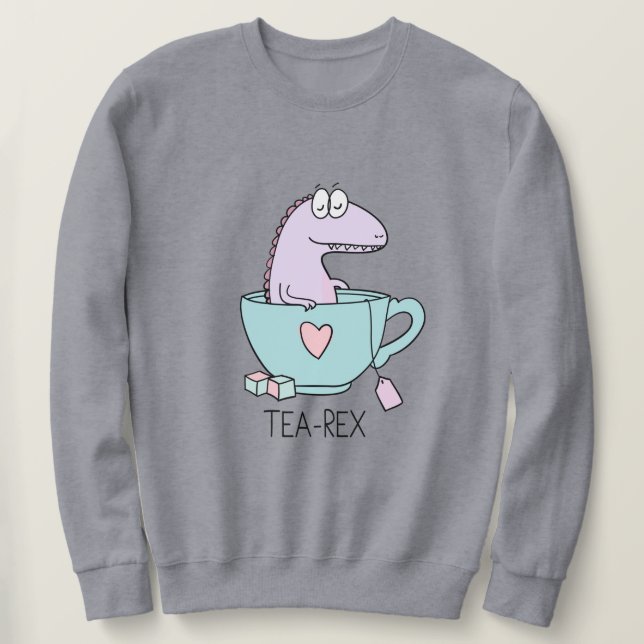 Tea-Rex Sweatshirt (Design vorne)
