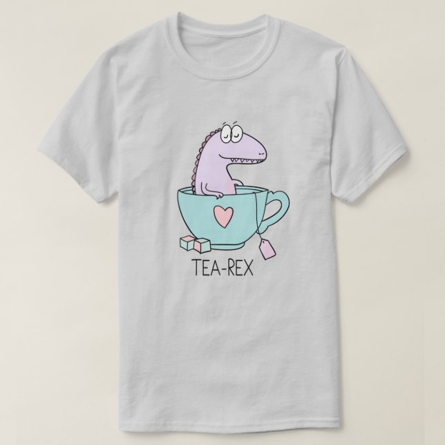 Tea-Rex T-Shirt (Design vorne)