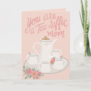 Tea-riffic Mama Mother's Day Tee Set Design Karte