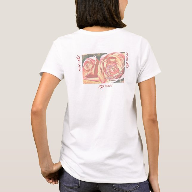 Tea Rose aus dem Garten T-Shirt (Rückseite)