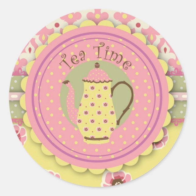 Tea Service Sticker (Vorderseite)