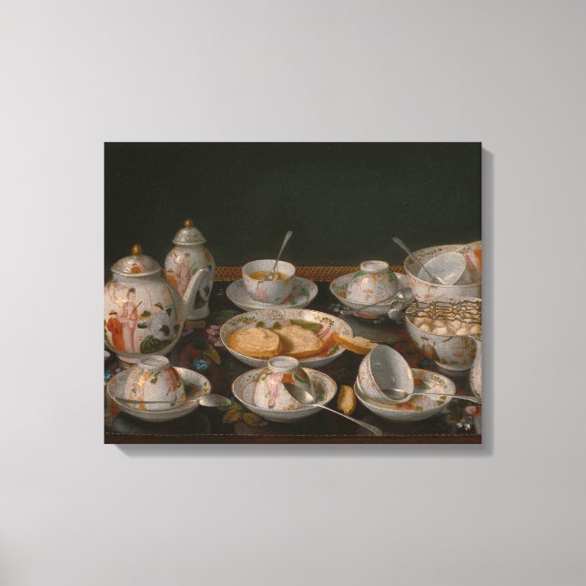 Tea-Set Leinwanddruck (Vorderseite)