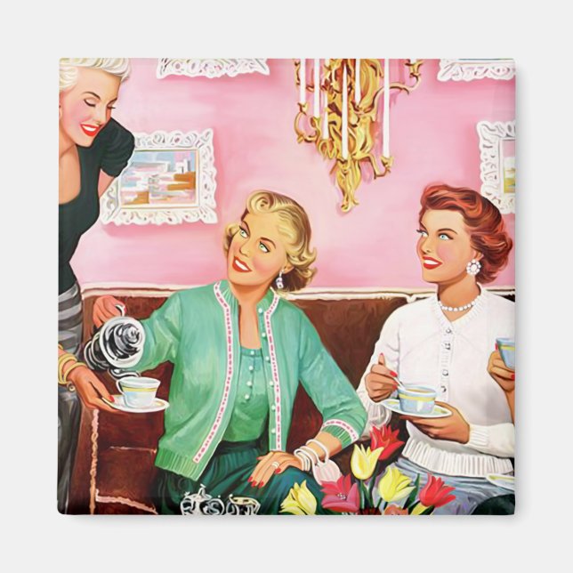 Tea Square Magnet (Vorne)