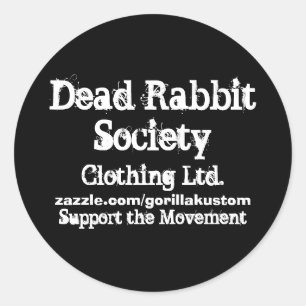 TEA stützen die Bewegung Runder Aufkleber