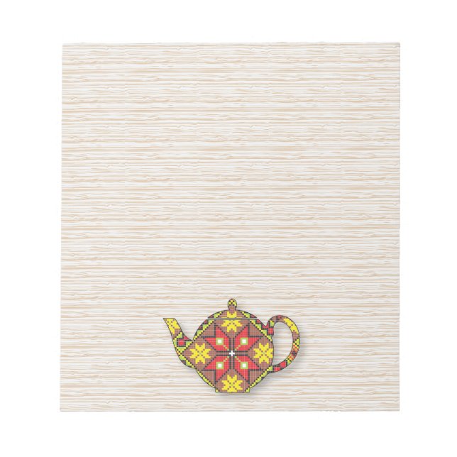 Tea Teapots Notizblock (Vorderseite)