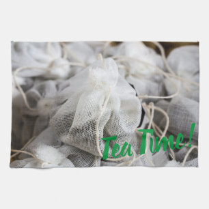 Tea Time Bag für Teeliebhaber Geschirrtuch