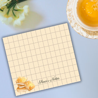 Tea Time Butter Biscuits - Personalized Grid Stick Post-it Klebezettel