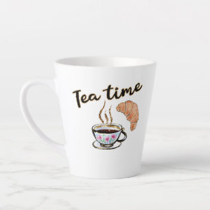 Tea Time Cup, Teefreund Geschenk Tee Party Accesso Milchtasse