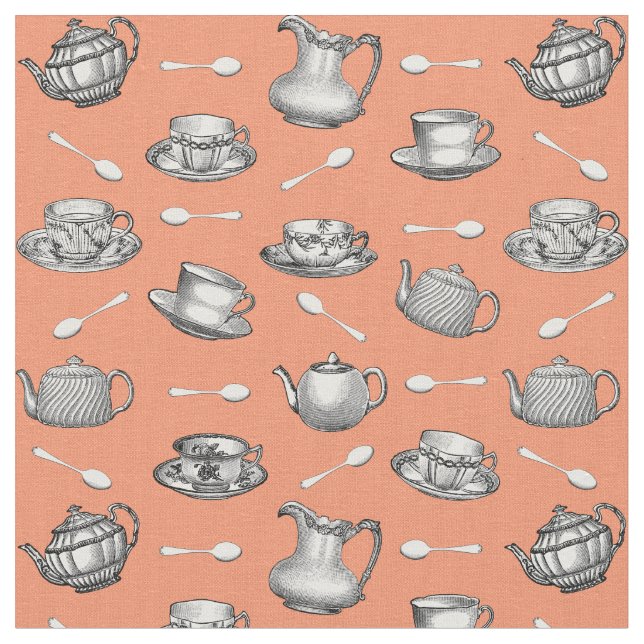 TEA TIME FABRIC STOFF (Nahaufnahme)