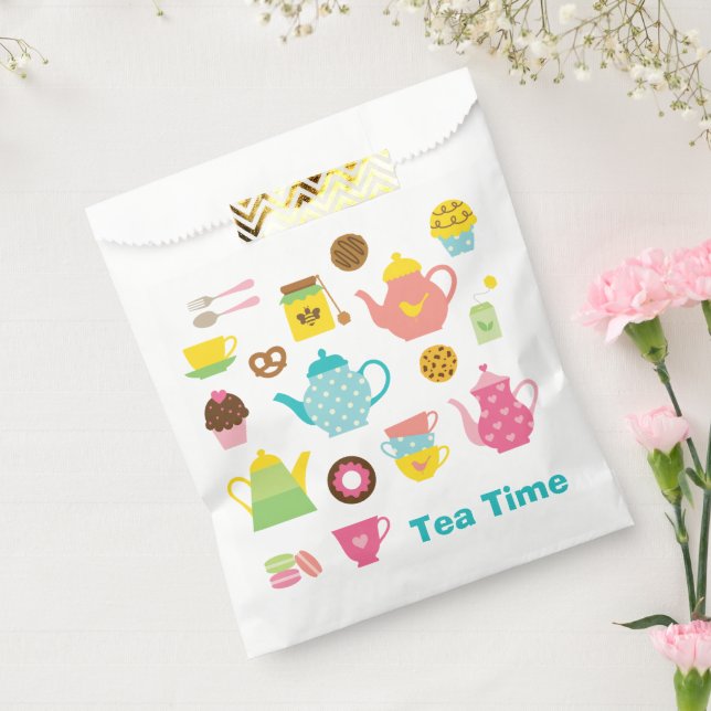 Tea Time Favor Bags Geschenktütchen (Versiegelt)