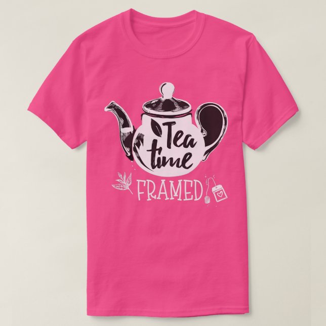 Tea Time Gerahmt 3 T-Shirt (Design vorne)
