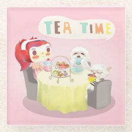 Tea Time Glasuntersetzer