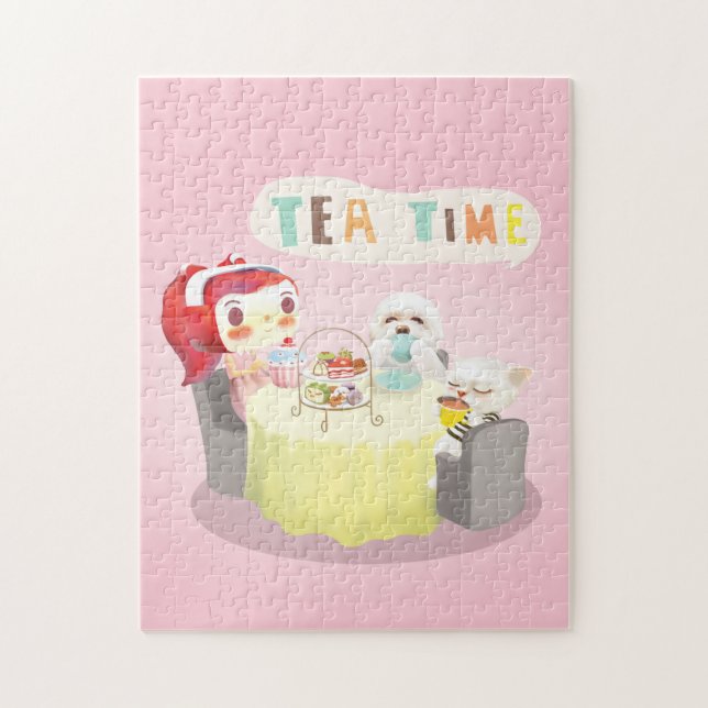 Tea Time Jigsaw Puzzle (Vertikal)