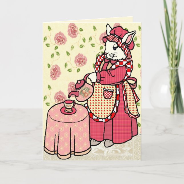 Tea Time Karte (Vorderseite)