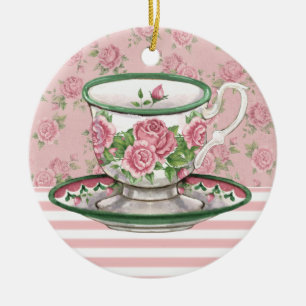 Tea Time Keramikornament