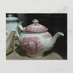 Tea Time mit Vintagem Englischkurs PostC Postkarte