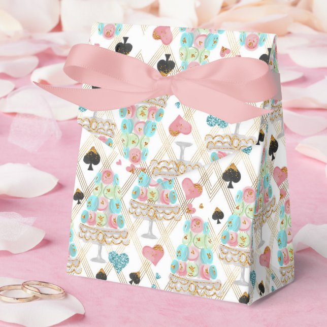 Tea Time Pattern Geschenkschachtel (Hochzeit)