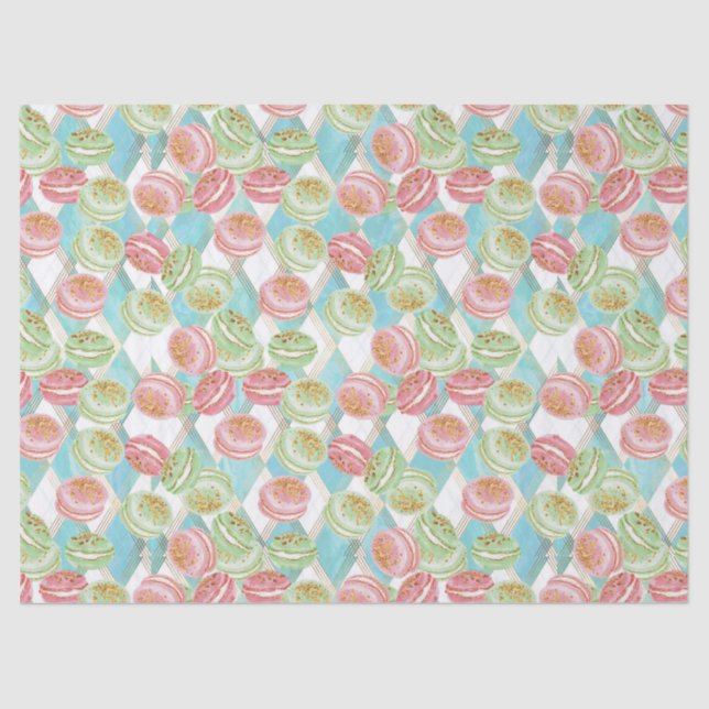 Tea Time Pattern Seidenpapier (Vorderseite)