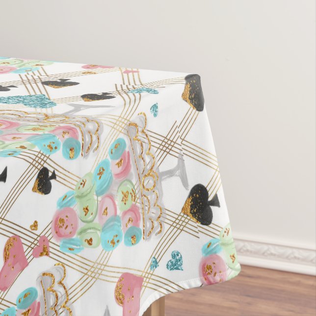 Tea Time Pattern Tischdecke (Beispiel)