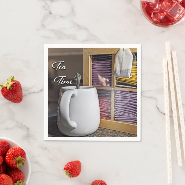 Tea Time Picture Paper Napkin Serviette (Beispiel)