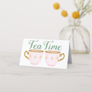 Tea Time Platzkarte
