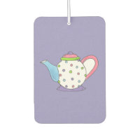 Tea Time Polka Dot Teapot Tea Party Teaparty